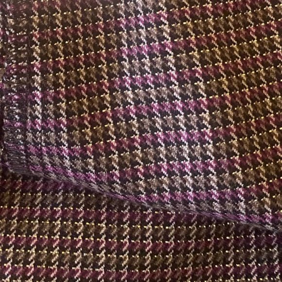Persona by Marina Rinaldi Houndstooth Metallic Dress Pants size 31 US 22W - Picture 2 of 16